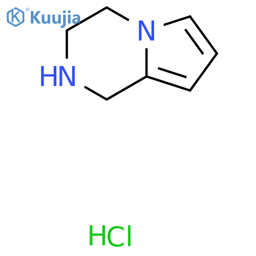 1,2,3,4-Tetrahydropyrrolo[1,2-a]pyrazine hydrochloride structure