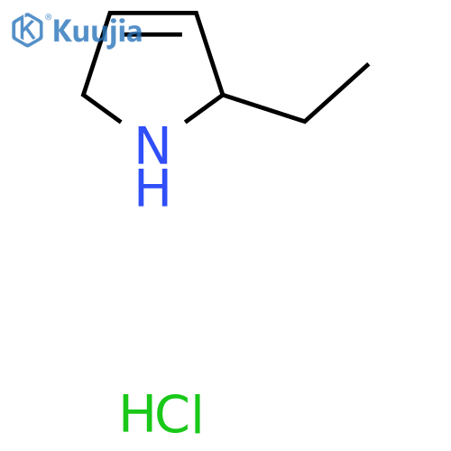2-Ethyl-2,5-dihydro-1H-pyrrole hydrochloride structure