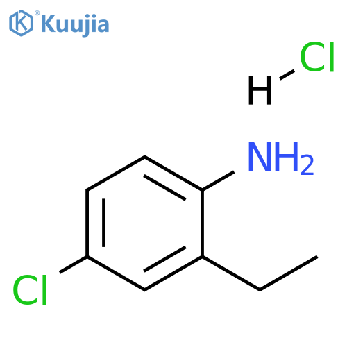 (4-chloro-2-ethylphenyl)amine hydrochloride structure