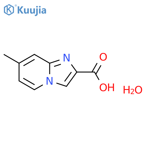7-methylimidazo[1,2-a]pyridine-2-carboxylic acid hydrate structure