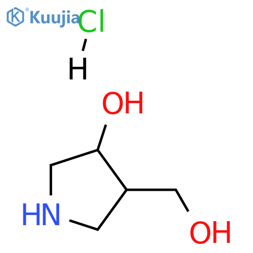 4-(hydroxymethyl)-3-pyrrolidinol hydrochloride structure