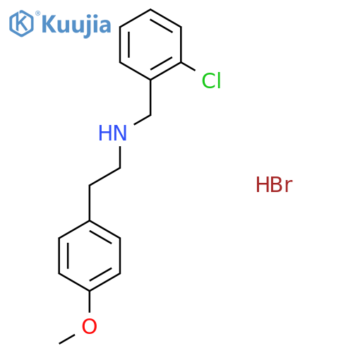 N-(2-chlorobenzyl)-2-(4-methoxyphenyl)ethanamine hydrobromide structure