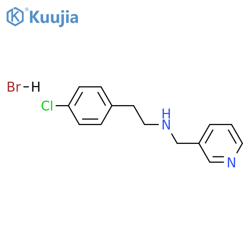 [2-(4-chlorophenyl)ethyl](3-pyridinylmethyl)amine hydrobromide structure