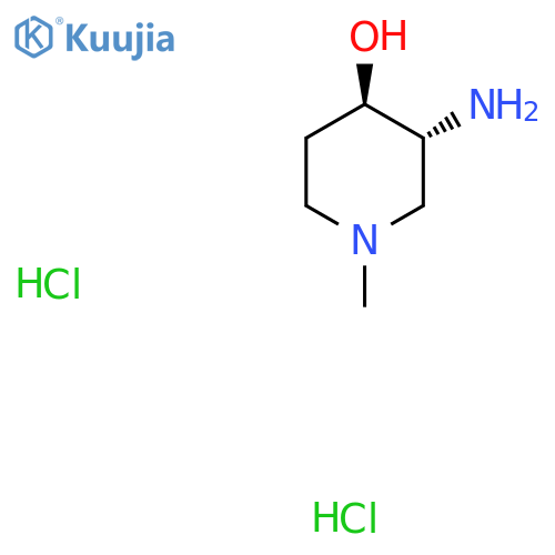 trans-3-Amino-1-methylpiperidin-4-ol dihydrochloride structure