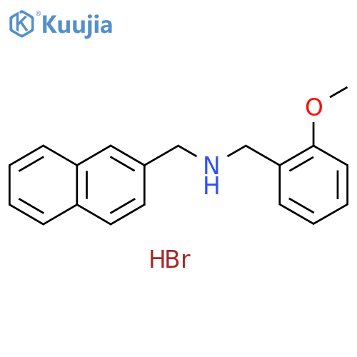 (2-methoxybenzyl)(2-naphthylmethyl)amine hydrobromide structure