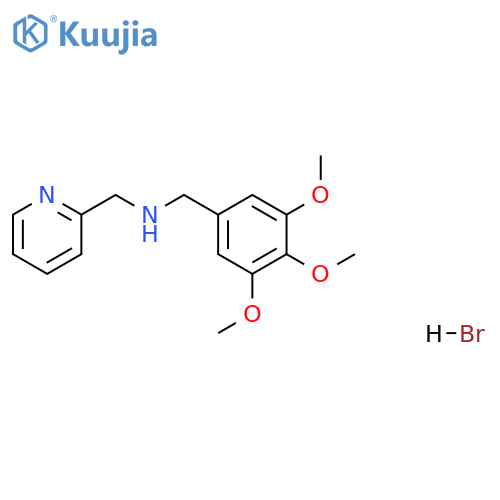 (2-pyridinylmethyl)(3,4,5-trimethoxybenzyl)amine hydrobromide structure