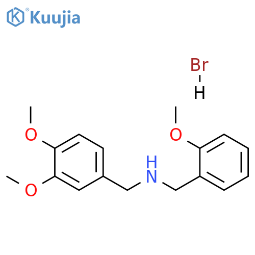 (3,4-dimethoxybenzyl)(2-methoxybenzyl)amine hydrobromide structure