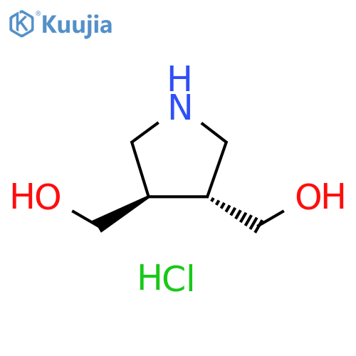(trans-pyrrolidine-3,4-diyl)dimethanol hydrochloride structure