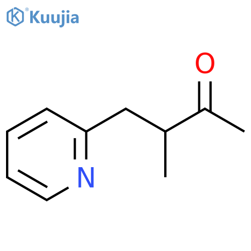 3-methyl-4-(2-pyridinyl)-2-Butanone structure