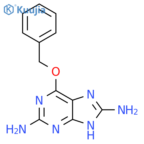 1H-Purine-2,8-diamine, 6-(phenylmethoxy)- structure