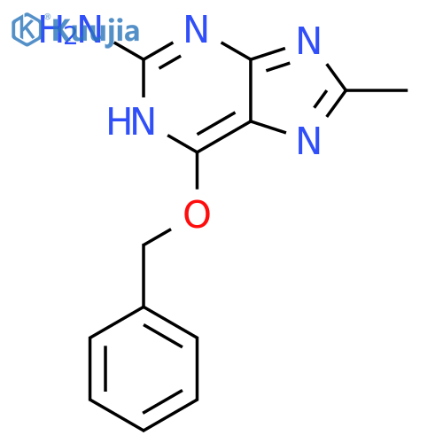 1H-Purin-2-amine, 8-methyl-6-(phenylmethoxy)- structure