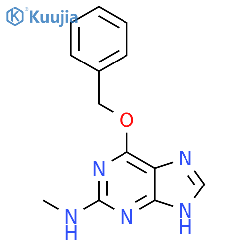 1H-Purin-2-amine, N-methyl-6-(phenylmethoxy)- structure