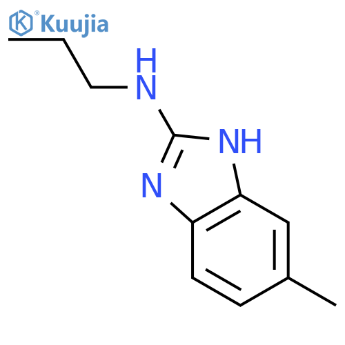 6-methyl-N-propyl-1H-Benzimidazol-2-amine structure