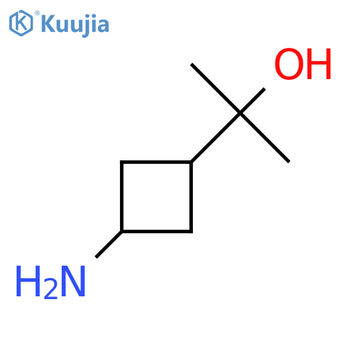 2-(3-Aminocyclobutyl)propan-2-ol structure