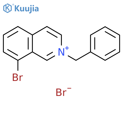 Isoquinolinium, 8-bromo-2-(phenylmethyl)-, bromide (1:1) structure