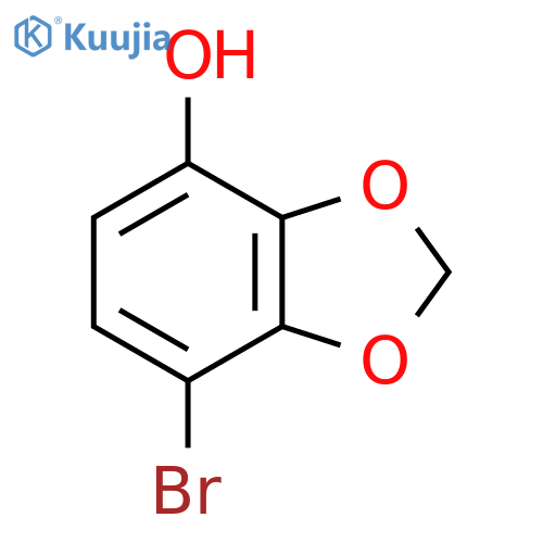 7-Bromobenzo[d][1,3]dioxol-4-ol structure
