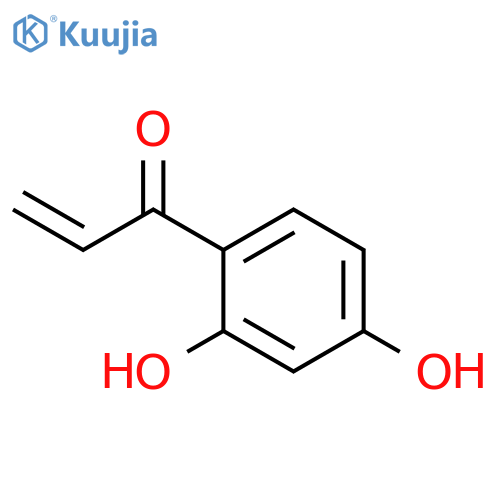 1-(2,4-dihydroxyphenyl)prop-2-en-1-one structure