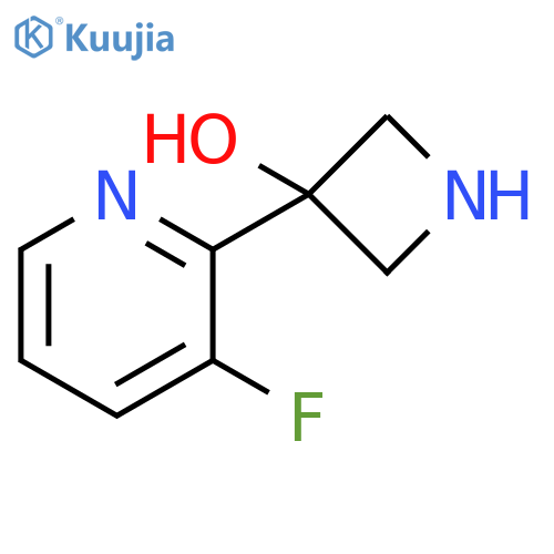3-(3-fluoropyridin-2-yl)azetidin-3-ol structure