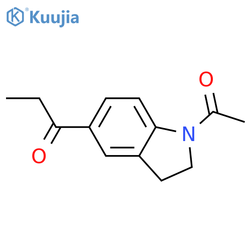 1-(1-Acetylindolin-5-yl)propan-1-one structure