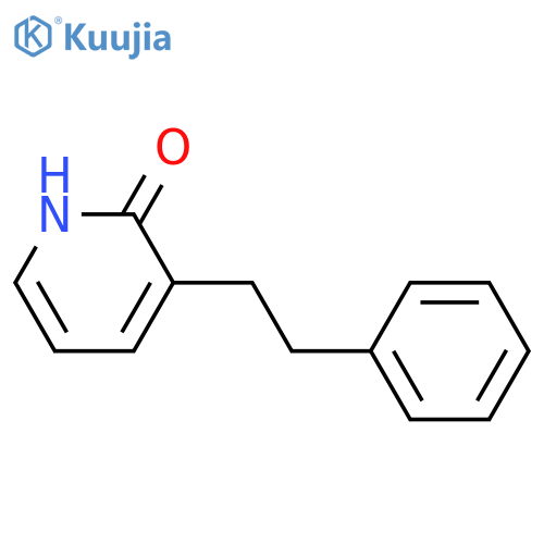 2(1H)-Pyridinone,3-(2-phenylethyl)- structure