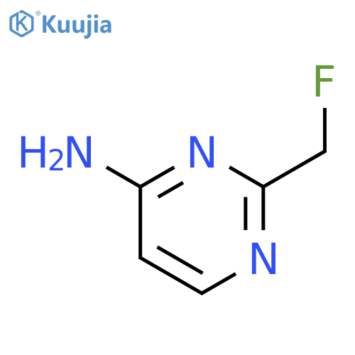 4-Pyrimidinamine,2-(fluoromethyl)- structure