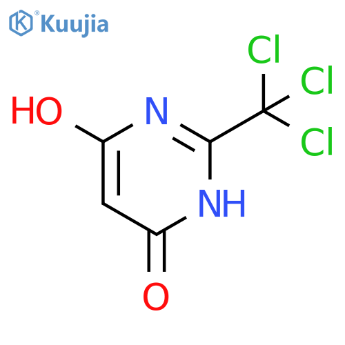 4(3H)-Pyrimidinone, 6-hydroxy-2-(trichloromethyl)- structure