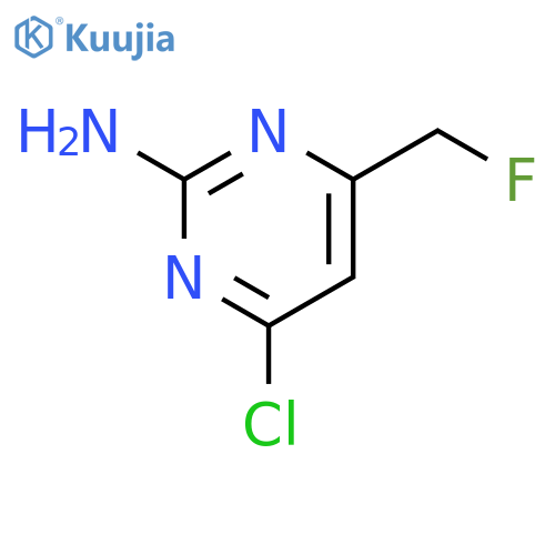 2-Pyrimidinamine, 4-chloro-6-(fluoromethyl)- structure