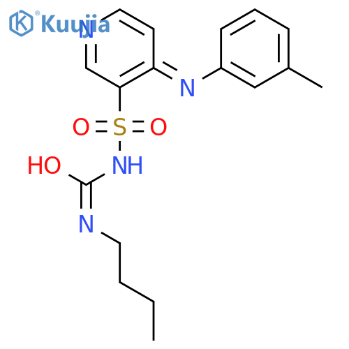 N-1-Butyl-1-demethylethyl Torsemide structure
