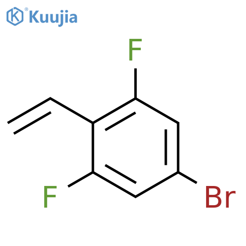 5-bromo-2-ethenyl-1,3-difluorobenzene structure