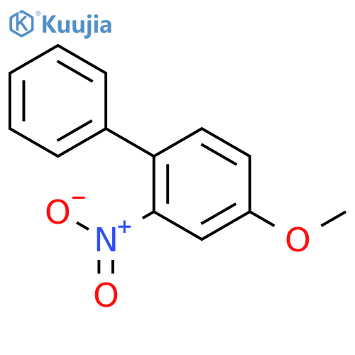 4-Methoxy-2-nitro-biphenyl structure