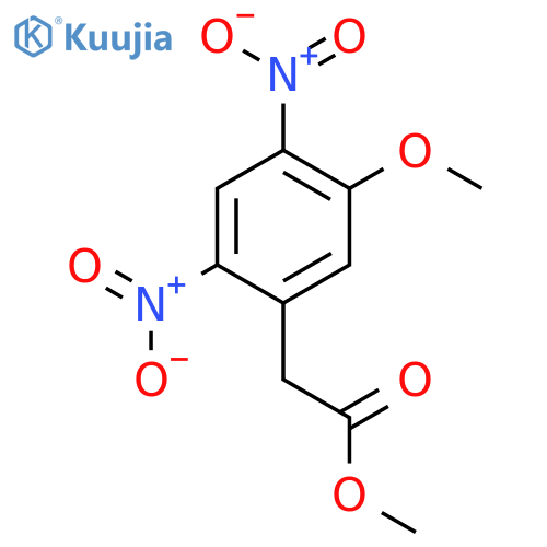 Methyl 2-(5-methoxy-2,4-dinitrophenyl)acetate structure