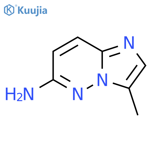 3-Methylimidazo[1,2-b]pyridazin-6-amine structure
