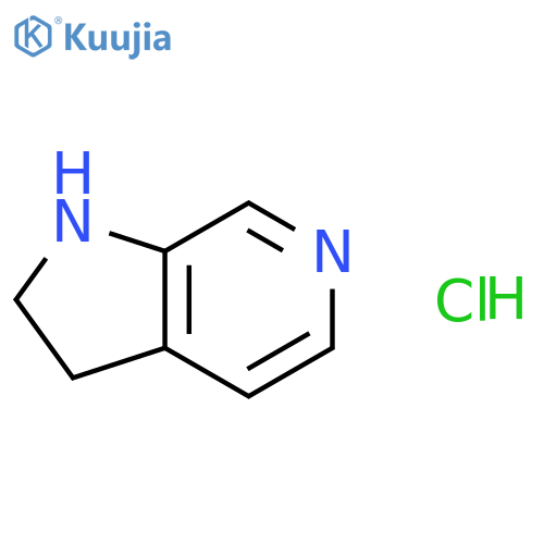 2,3-Dihydro-1H-pyrrolo2,3-cpyridine hydrochloride structure