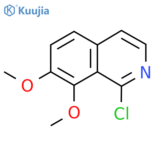 1-Chloro-7,8-dimethoxyisoquinoline structure