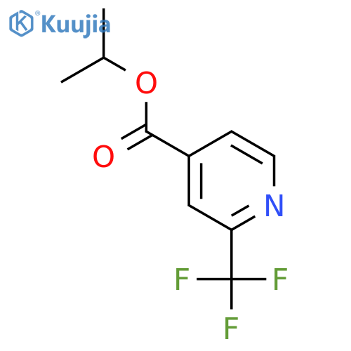 Isopropyl 2-(trifluoromethyl)isonicotinate structure