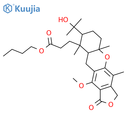Austalide H acid; 13-Deoxy, butyl ester structure