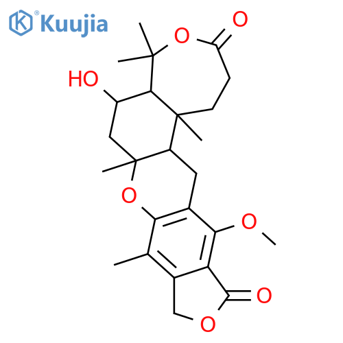 Austalide I; De-Ac structure