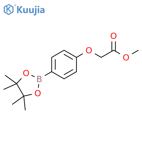 Methyl 2-4-(Tetramethyl-1,3,2-dioxaborolan-2-yl)phenoxyacetate structure