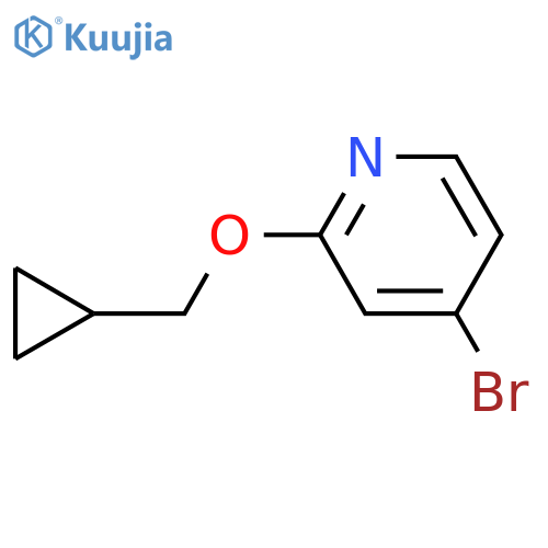 4-broMo-2-(cyclopropylMethoxy)pyridine structure