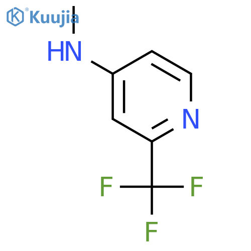 N-methyl-2-(trifluoromethyl)pyridin-4-amine structure