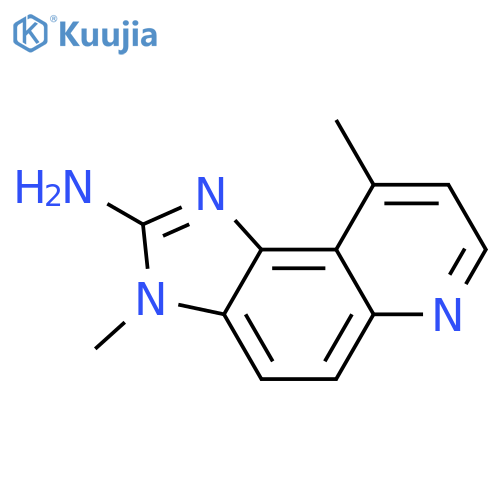 3,9-dimethyl-3H-Imidazo[4,5-f]quinolin-2-amine structure