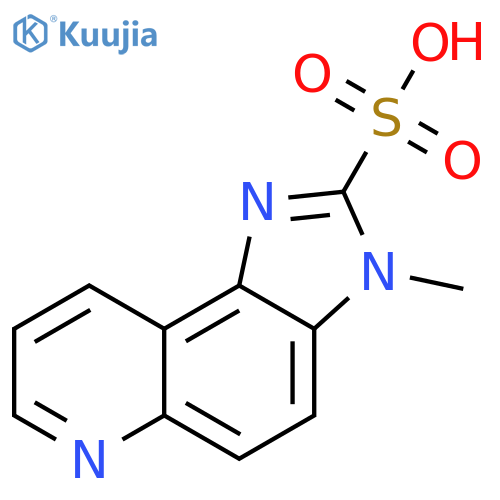 3H-Imidazo[4,5-f]quinoline-2-sulfonic acid, 3-methyl- structure