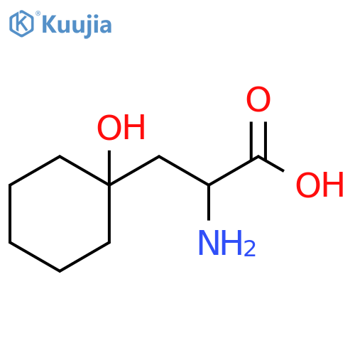 2-amino-3-(1-hydroxycyclohexyl)propanoic acid structure