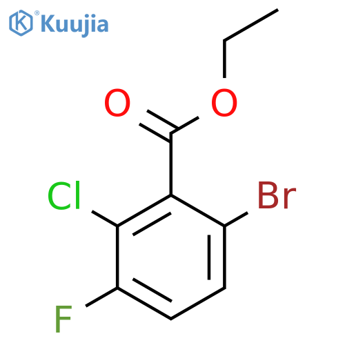 Ethyl 6-bromo-2-chloro-3-fluorobenzoate structure
