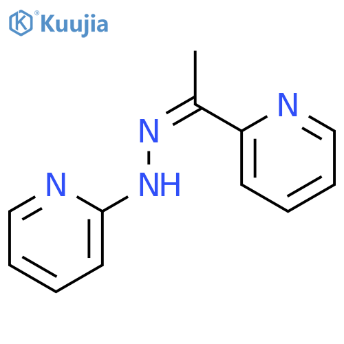 Ethanone,1-(2-pyridinyl)-, 2-(2-pyridinyl)hydrazone structure