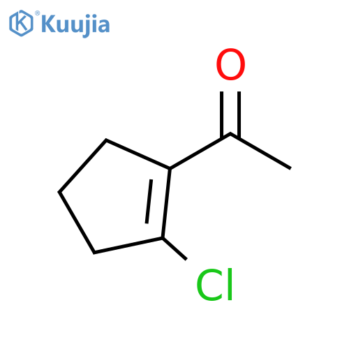 Ethanone, 1-(2-chloro-1-cyclopenten-1-yl)- structure