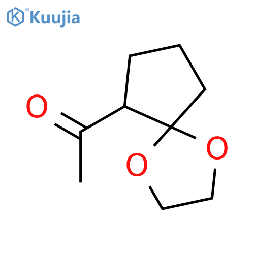 1-{1,4-dioxaspiro4.4nonan-6-yl}ethan-1-one structure