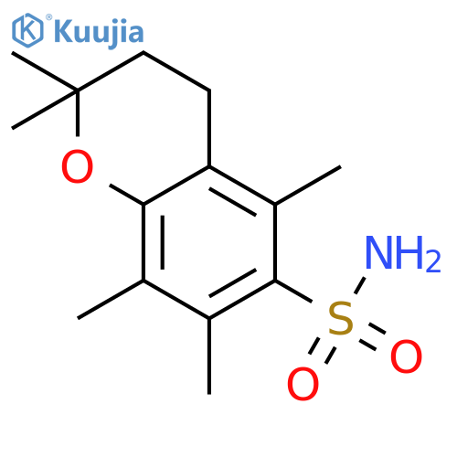 2,2,5,7,8-Pentamethylchroman-6-sulfonamide structure