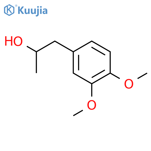 (2R)-1-(3,4-dimethoxyphenyl)propan-2-ol structure