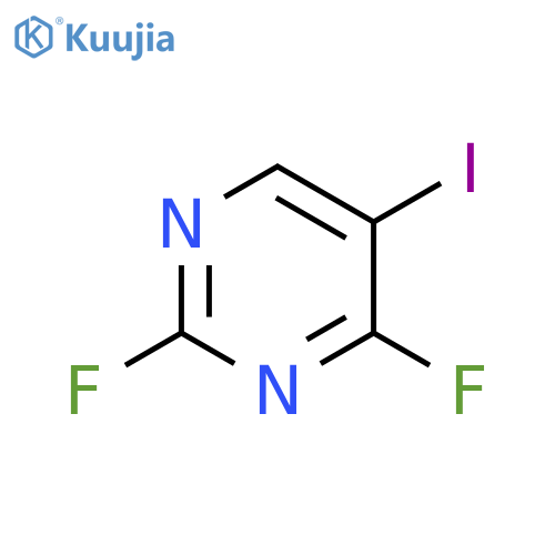 Pyrimidine, 2,4-difluoro-5-iodo- structure